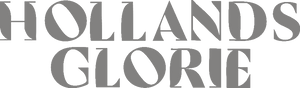 Text 'HOLLANDS GLORIE' in a stylized font on a white background